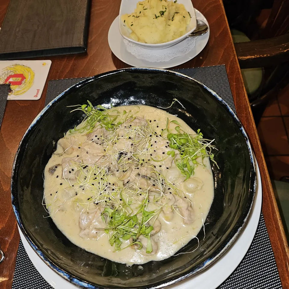 Blanquette de veau et purée