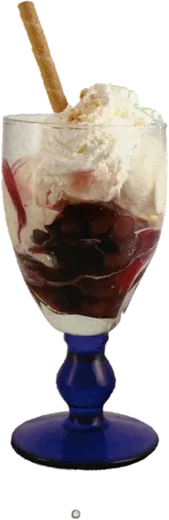 Morello cherry sundae